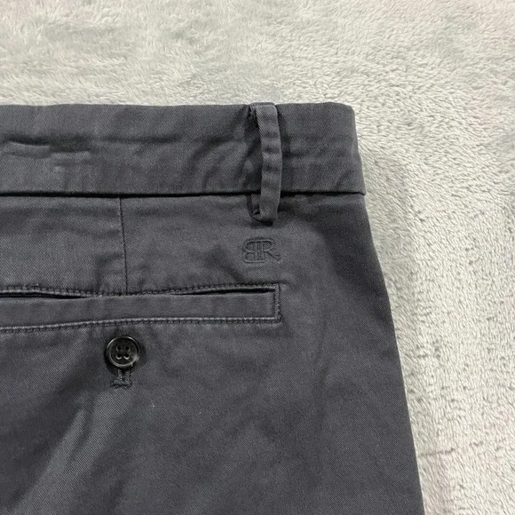 Banana Republic Mens Pants 36x32 Tapered Chino Gray‎ Stretch Pockets Preppy